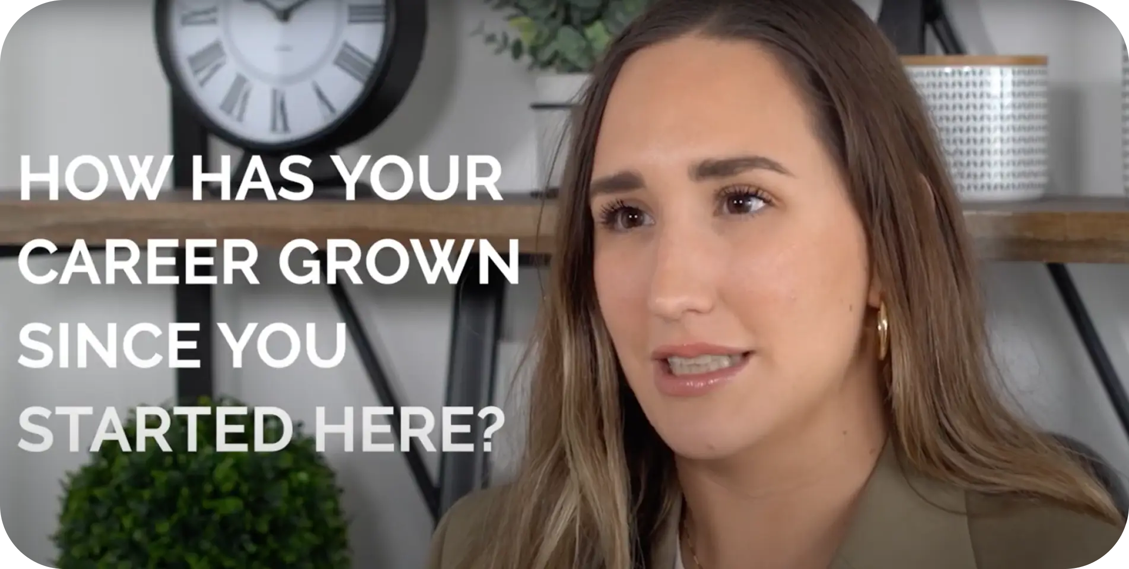 Happy employee at work