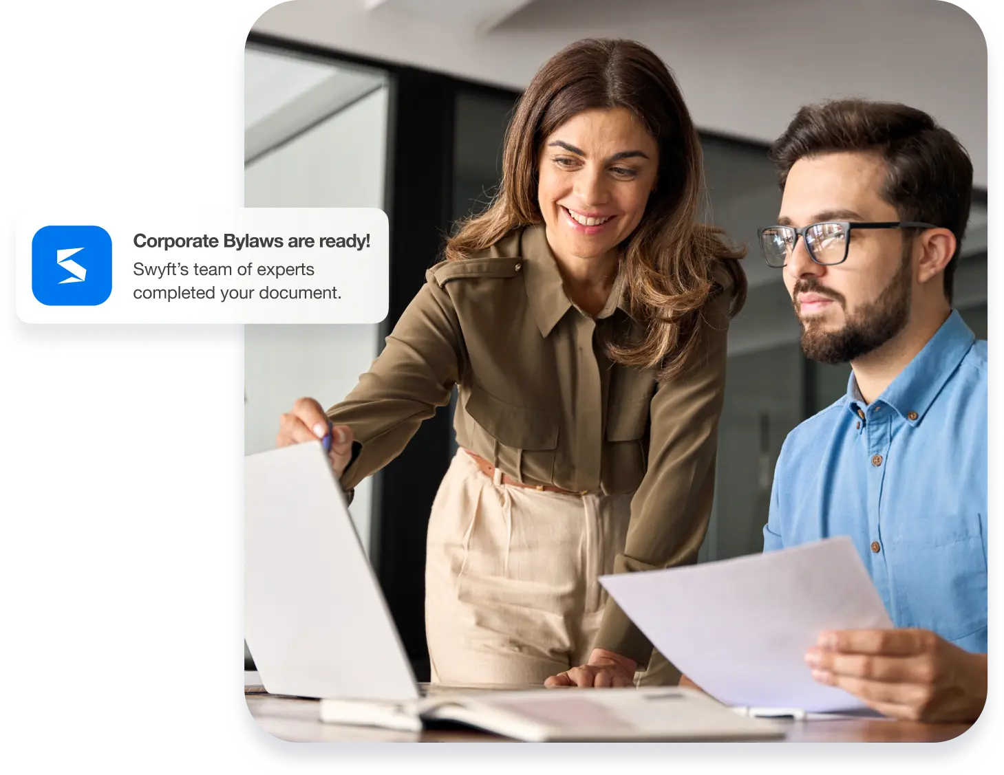 Business formation mobile app