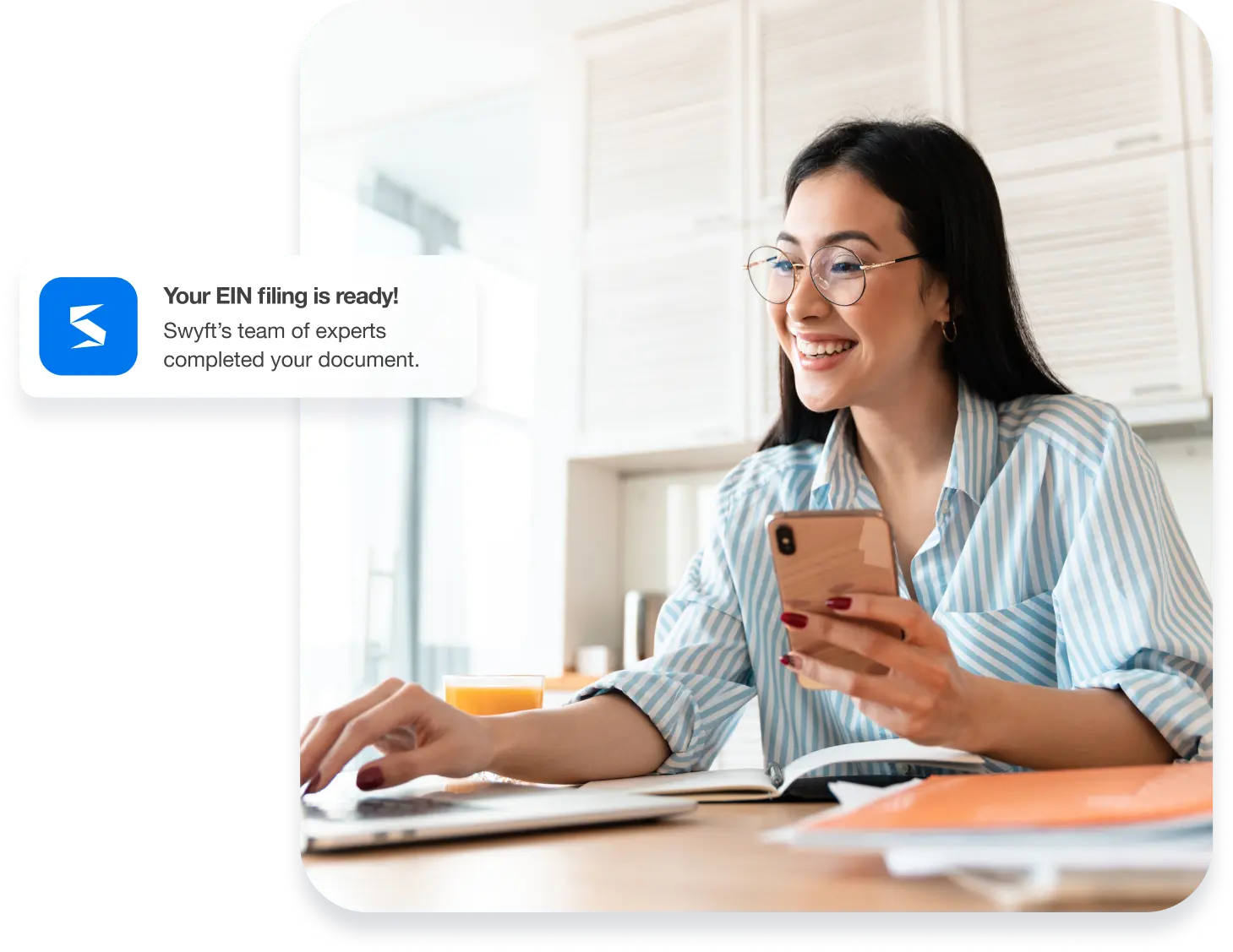 Business formation mobile app