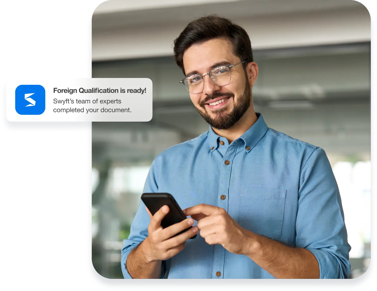 Business formation mobile app